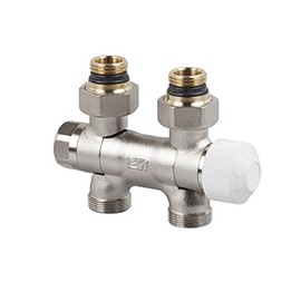 Valve Valve Block Flexible "Free Style" One & Two Tube System Rotatable 1/2 Inch x 3/4 Inch Euro Cone - 30 x 1.5