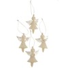 Set Of 4 Small Angel Hanging Decoration By Heaven Sends