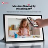 Digital Picture Frame WiFi Digital Photo Frame, 32GB Storage, Auto-Rotate