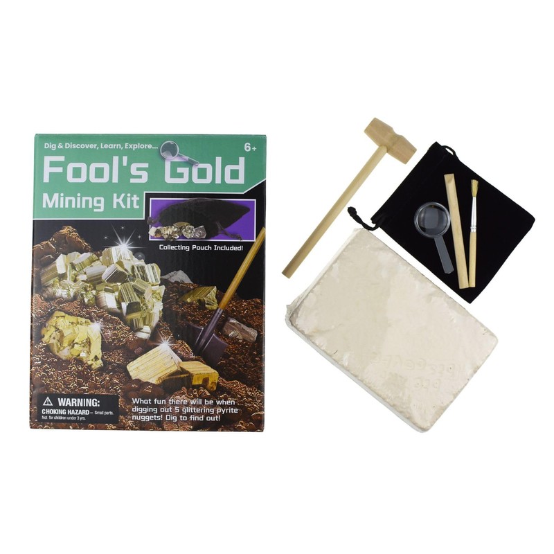 Kaper Kidz DIG & Discover FOOL'S Gold Mining KIT: Dig