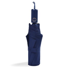 Frizkyn Folding Umbrella, 3 Seconds Automatic Storage, Windproof and Waterproof, For Work or Travel, blue