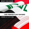 G128 Flag Pole 6FT Black Tangle Free & Iraq Iraqi
