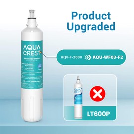 AQUA CREST F-2000, F-1000 Water Filter, Replacement for Sub-Zero 4204490, 4290510, Compatible with F-2000&F2000s, F-1000&F-1000S, F-3000&F-3000S, AquaPure AP Easy C-Complete, Subzero 4204490
