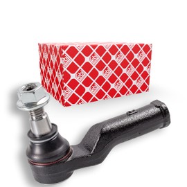 febi bilstein 30724 Tie Rod End Piece with Locking Nut, 1 Piece, Black