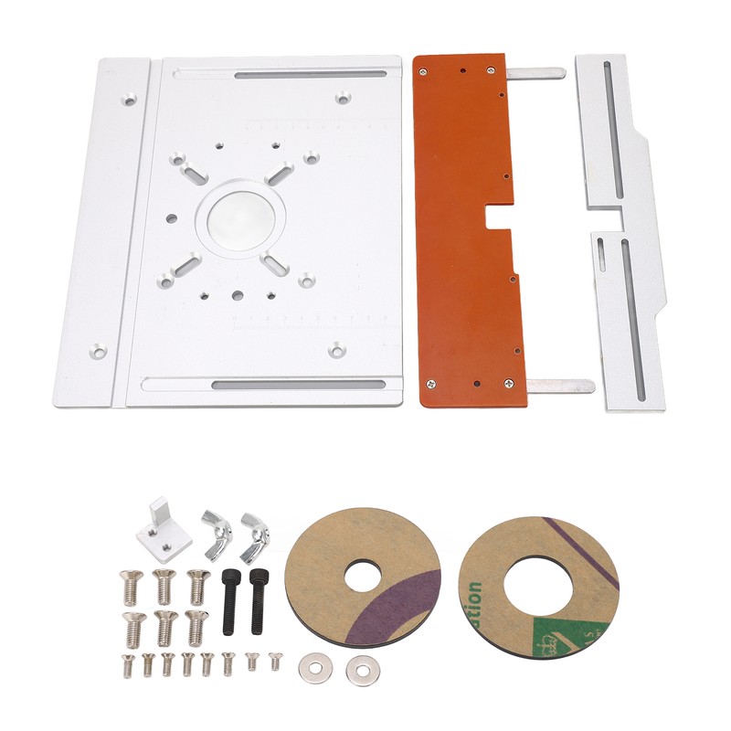 Router Table Insert Plate Aluminum Alloy Wood Milling Flip Board