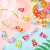 Magibeads 30Pcs Gummy Bear Charms 31x19mm Acrylic Candy Bear Animal