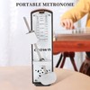 Roundsky Portable Mini Mechanical Metronome Universal Metronome for Piano Guitar