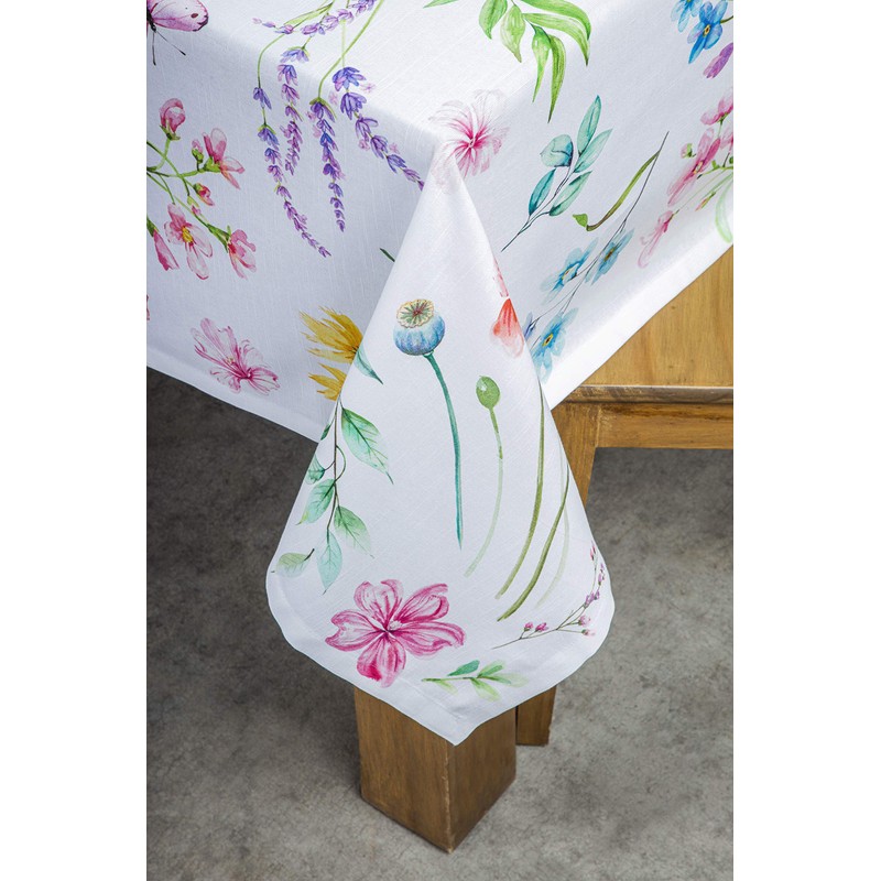 Maison d' Hermine Tablecloth 100% Cotton 140cm x 180cm Decorative