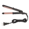 Hair Straightener Black Ergonomic Handle Ceramic Coating Electric Curling Iron