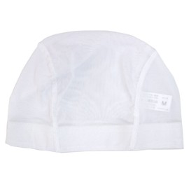 Swim Cap Mesh Swimming Cap Swimming Hat for Kids Kids Adults BD009 White M