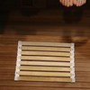 Beavorty Bamboo Sauna Cushion High Temperature Resistant Support Mat Quick-Drying