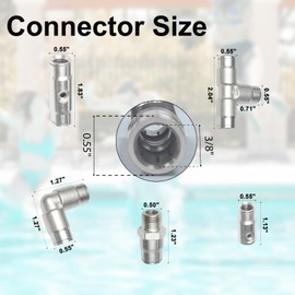 High-Performance Brass Patio Misting Kit – 11 Brass Anti-Drip Micro-Nozzles & 16 3/8″ Slip Connectors for High-Pressure Outdoor Cooling Misting (UNC 10/24, 0.012″ Precision Orifice, 280-1500 psi)