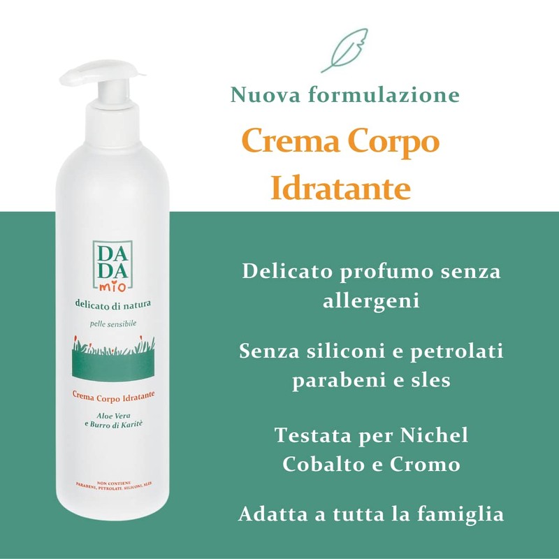 DADA mio Moisturising Body Cream with Aloe Vera and Shea