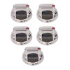 5Pcs Gas Stove Knob Cover Control Dial Knobs Stainless Steel