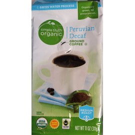 Simple Truth Organic Peruvian Decaf Ground Coffee 11 oz (Pack of 3)