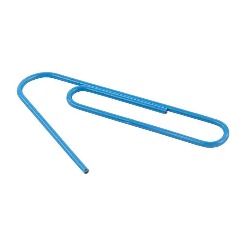 Idena 12079 - Plastic Coated Paper Clips 50 mm (Pack