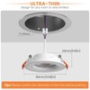 5W LED Recessed Ceiling Light Dimmable IP44 Spotlight,3CCT 2700-3000K,90-100mm Cutout