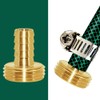 Joywayus Garden Hose Pipe Connector,5/8" Barb x 3/4" Male GHT