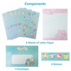 MENBLY Stationery Set - Cute Letter Writing Paper & Envelopes,