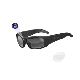 OhO Smart Camera Glasses, Full HD 1080P Polarized Sunglasses with 32GB Built-in Memory for Outdoor Sport, Men/Women