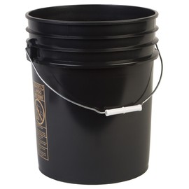 Hudson Exchange Premium 5 Gallon Bucket, HDPE, Black