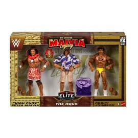 Mattel WWE Generation Maivia Legacy Elite Collection The Rock 3 Figure Pack