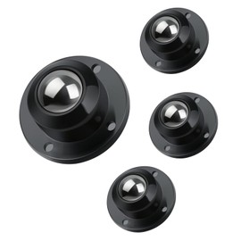 4 Pack Caster Wheels,Office Chair Wheels,Self Adhesive Hot Wheel,Cart Swivel Wheel Tools for Suitcases Storage Bins Desk Furniture Sliders,1.37 Inch Replacement Heavy Duty Casters Set