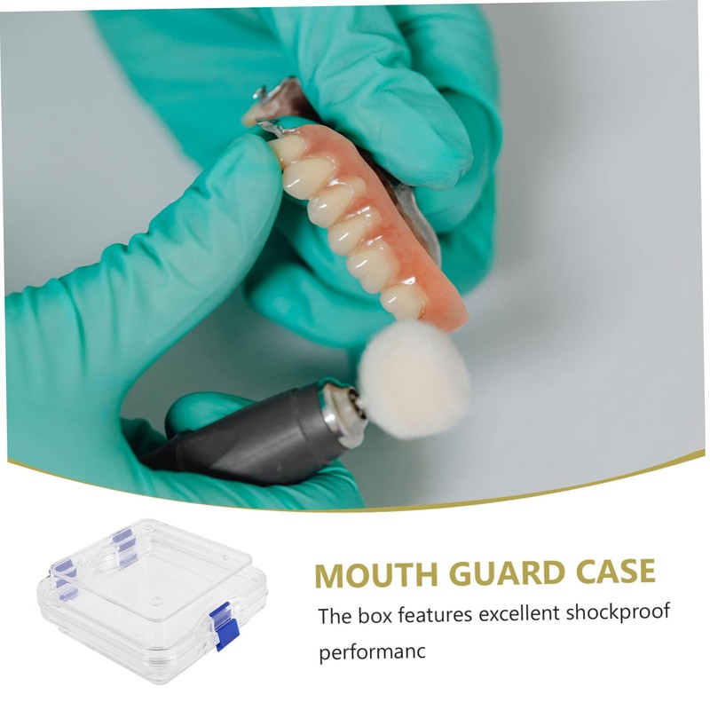 BIUDECO Case Bath Container Cups for Soaking Retainers Storage Cleaning