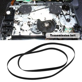 Create idea 2pcs Black Rubber Record Belt for Gramophone Turntables Player Belt Turntable Belt Phonograph Replacement Belt 320mm Folded Length 5mm Width