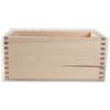Rectangular Wooden Open Container Display Box | 23.5 x 12.5