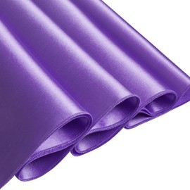 Counfeisly 6 Pack Rectangle Tablecloth Stain Resistant Wrinkle Free Silkly Soft Table Cloth, Satin Dining Table Cloths for Dining Room, Indoor and Outdoor Use, 60 x 120 Inches, Light Purple