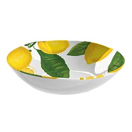 Auntie Morags Lemon Fresh Melamine Serving Salad Bowl