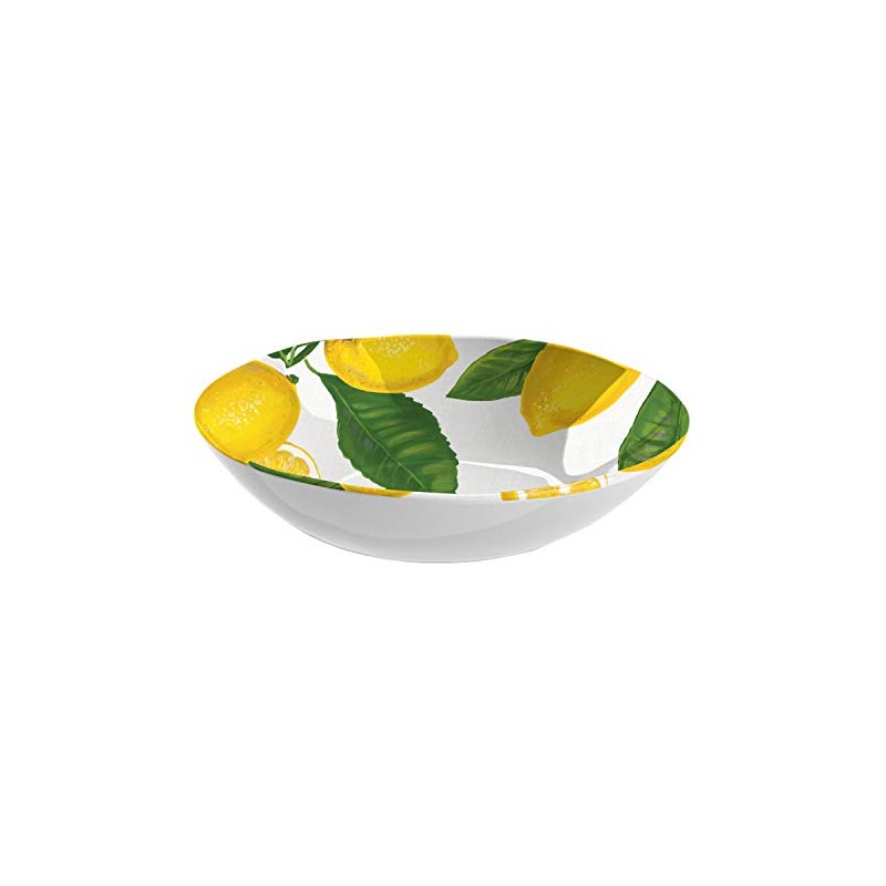 Auntie Morags Lemon Fresh Melamine Serving Salad Bowl