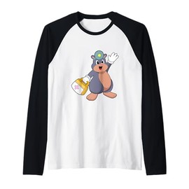 Mole Nurse First aid kit Raglan Baseball Tee