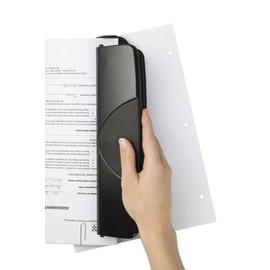 Marbig Punch 3H 10 Sheet Black Metal