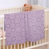 Plush Soft with Heart Checkered Baby Blanket,Fleece Infant Toddler Blankets