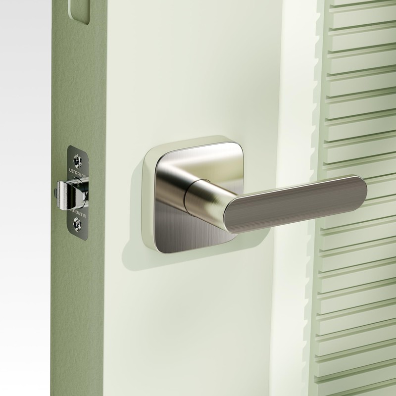 ULTRALOQ Passage Lever Door Handle, Reversible Handle No Lock for