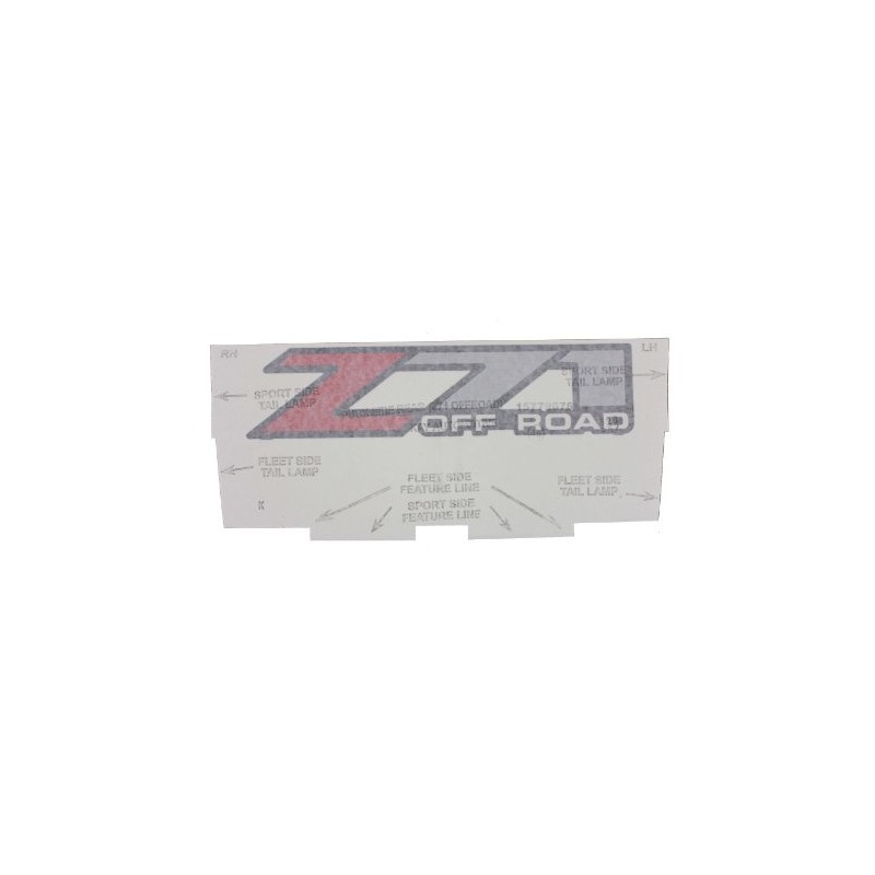 GM Genuine Accessories 15779676 Right Bedside Z71 Off-Road Decal