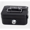 Small Cash Box, Small Safe, Cash Box with 2 Keys,