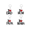 ShiQiao Spl I Love Dad Keychain