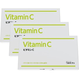 Wakasapuri Vitamin C 2,000 mg Powder Type, 90 Packets (Approx. 3 Month Supply), Made in Japan, Ingredients, Supplement, Official Store Limited Packaging