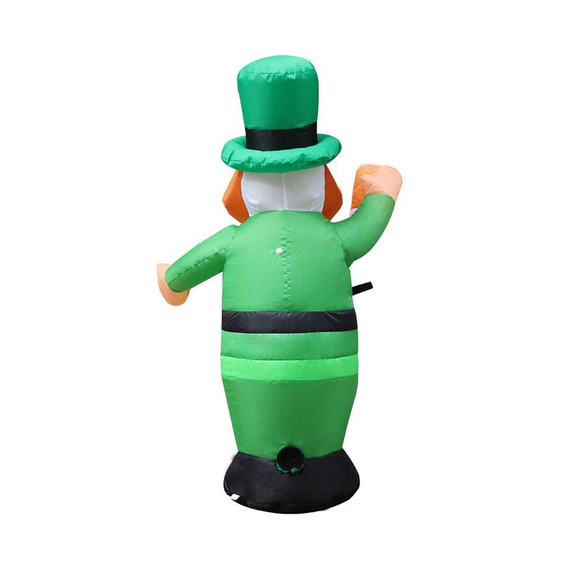 Inflatable St. Patrick Doll for Yard Garden Decorations Indoor and