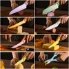 KATISUN Knife Set with Kitchen Cutting Board，30 Piece Colour Coding