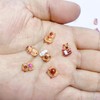 100PCS Mini Capybara Decor for Dollhouse Resin Tiny capybaras for