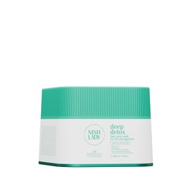 Nishlady Deep Detox Scalp Hair Care Mask 275 ml - Hair Mask with Green Tea and Avocado - Deep Cleansing and Detoxification, Scalp Treatment with Antioxidants - For Thin, Damaged Hair