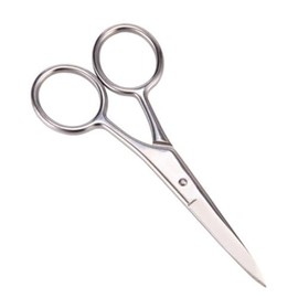 2-Piece Stainless Steel Beard and Hair Trimming Scissors Set for Men Professional Hair Shears Ergonomic Design for Home and Barbershop Use