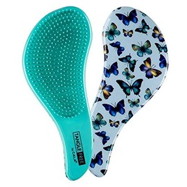 CALA TANGLE FREE HAIR BRUSH BUTTERFLY PRINT
