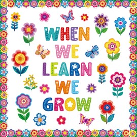 58 Spring Bulletin Boards - Floral Butterfly Plant Cutouts Spring Bulletin Board Decor Floral Bulletin Board Decor for Classroom Bulletin Boards Home Decor