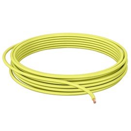 DCSk Vehicle Cable – 1.00 mm² – 10 m – FLRY B Asymmetrical – 1.00 mm² – Car Cable Stranded – Yellow – 1.00 mm²