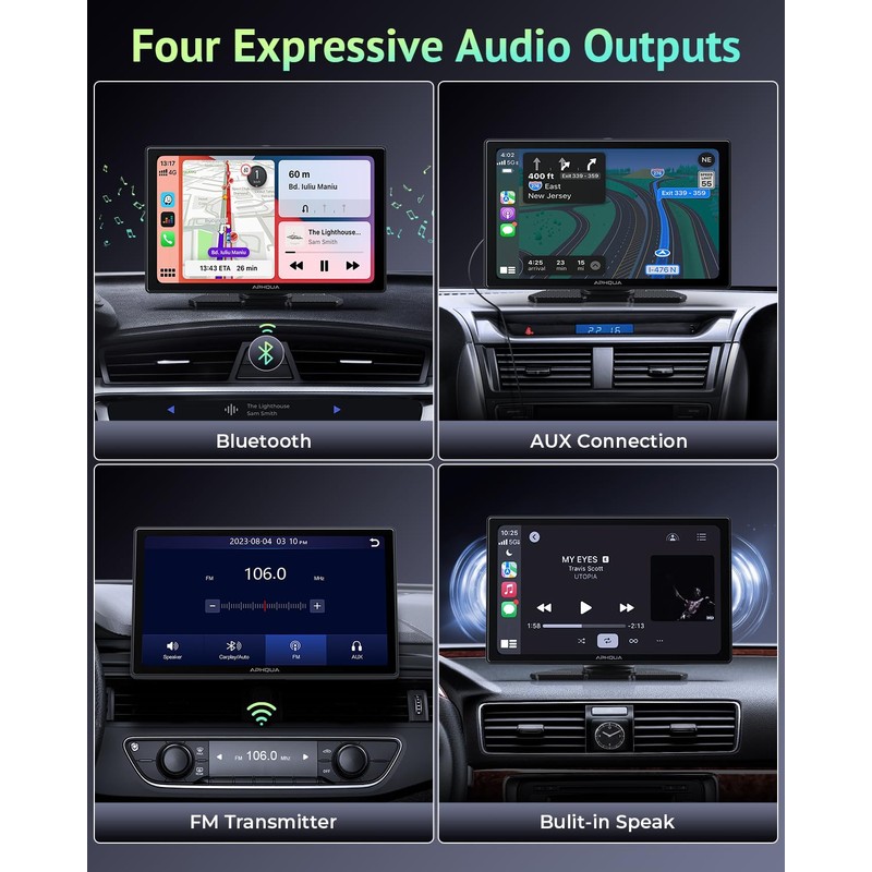 [Car Multimedia Player] Apple Carplay Screen for Car with 2.5K